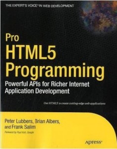 Pro HTML5 Programming Cover